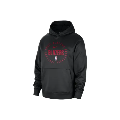 Nike Portland Trail Blazers Spotlight Men's Nike Dri FIT Nba Pullover Hoodie