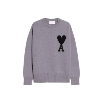 AMIPARIS Ami De Coeur Merino Wool Crewneck Jumper