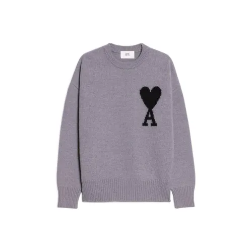 AMIPARIS Ami De Coeur Merino Wool Crewneck Jumper
