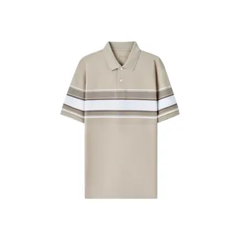 GOLDLION Polo Shirt Unisex Light Coffee