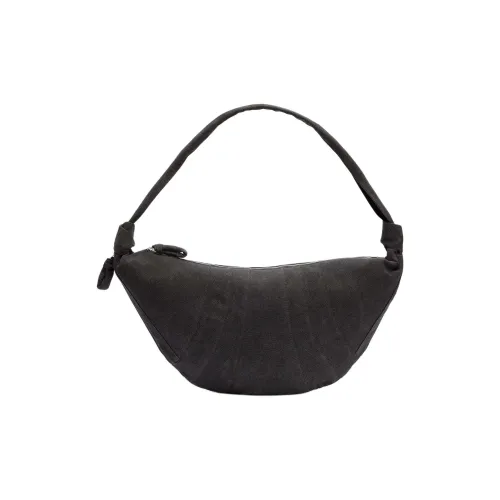 Lemaire Cotton Croissant Bag, Crossbody Bag, Shoulder Bag Extra Large Men's Dark Gray