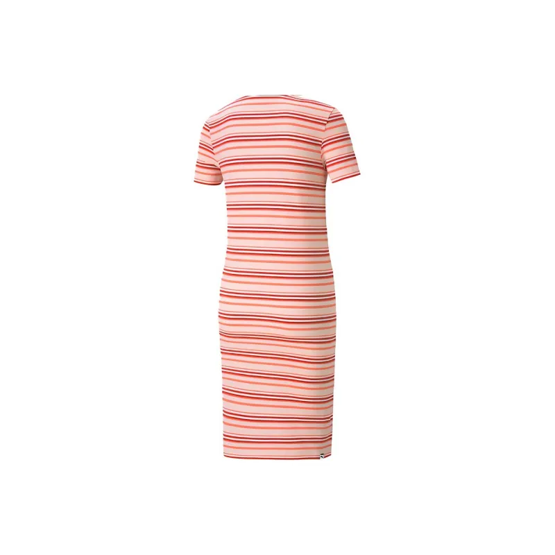 PUMA Short Sleeved Dress Women's Light Pink-1