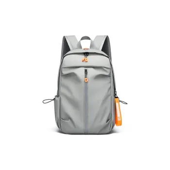 OURFUN Nylon Backpack Unisex Gray/Black