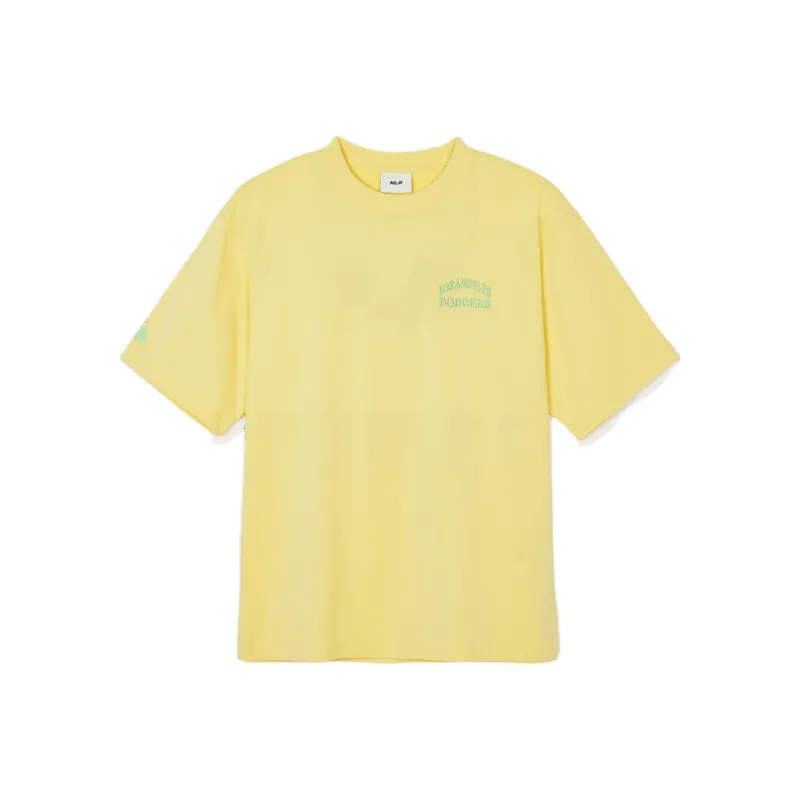 MLB Los Angeles Dodgers T Shirt Unisex Yellow-0