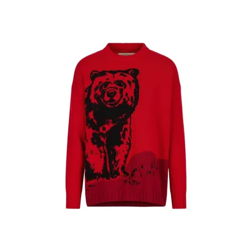 EMPORIO ARMANI Sustainable Collection Sweaters Men Red