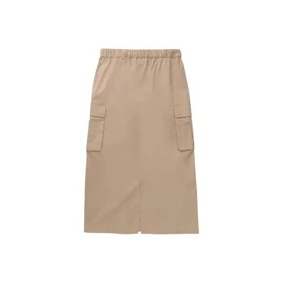 Converse x Noritake Casual Long Skirt Women's Brown-1