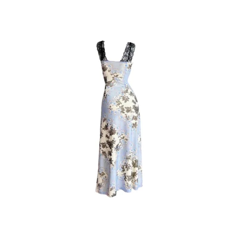 MTHE Slip Dresses Women's Blue-1