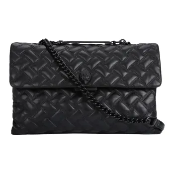 Kurt Geiger London Lambskin Shoulder Bag Crossbody Bag Extra Large Women's Black