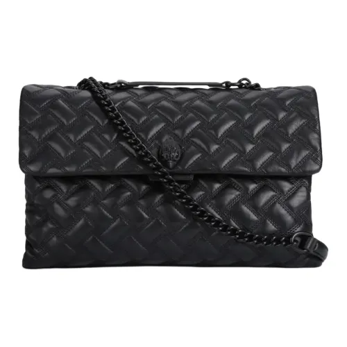 Kurt Geiger London Kensington Heart shaped Crossbody Bag Lambskin Shoulder Bag Crossbody Bag Extra Large Women's Black