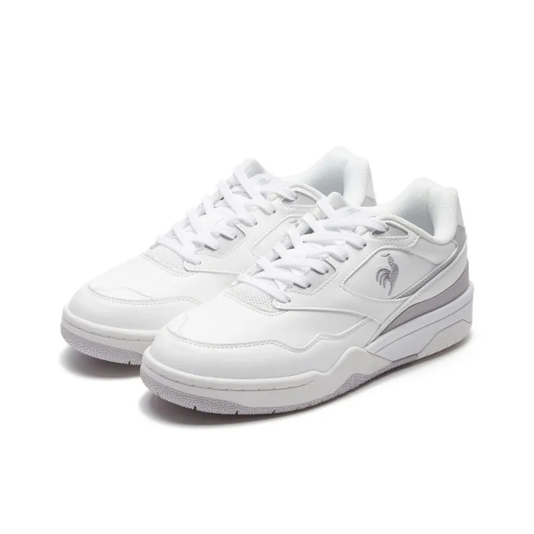 Le Coq Sportif Abrasion Resistant Slip Resistant Low Top Tennis Shoes Unisex White Gray-1