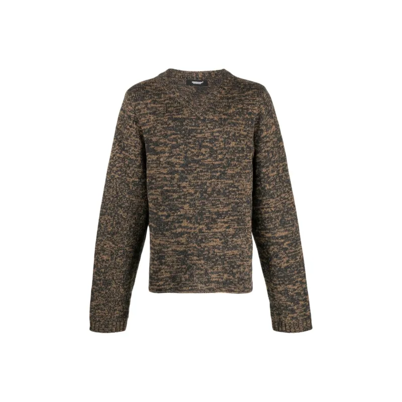 UNDERCOVER Intarsia knit Wool Jumper-0