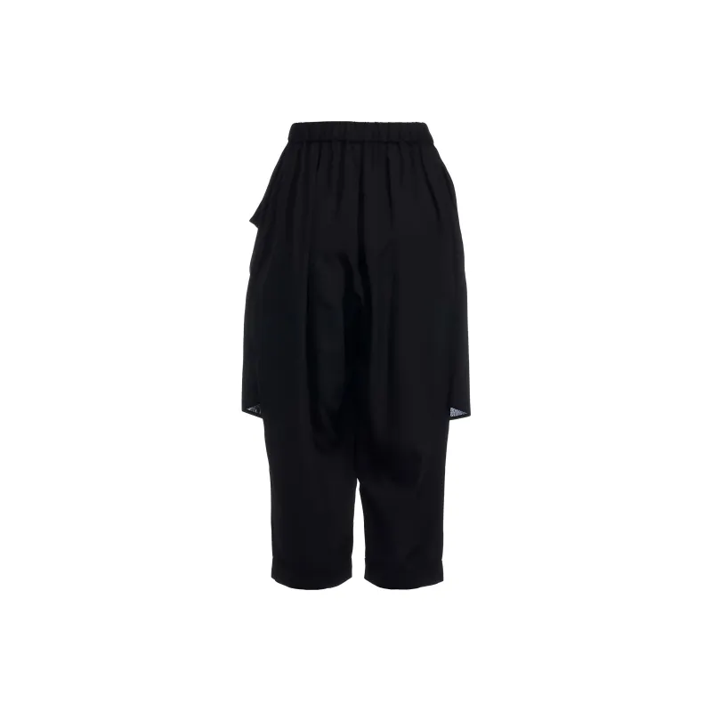 Yohji Yamamoto Layered Tapered Trousers-1