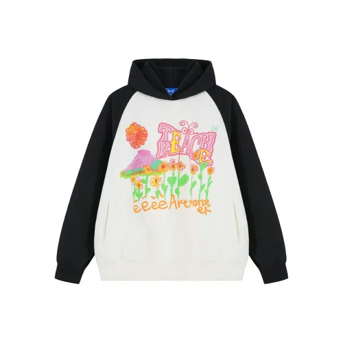 Teach Peace Sweatshirts Unisex Black White
