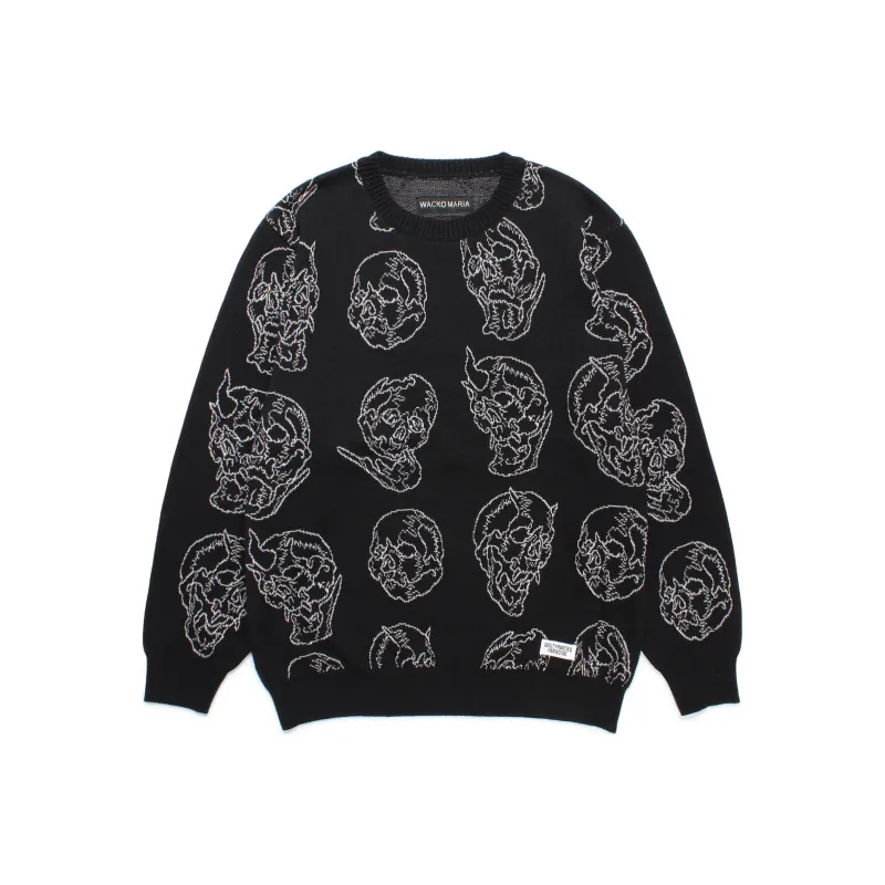 WACKO MARIA x 56 TATTOO STUDIO FW24 Sweater Unisex Black-0