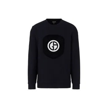 GIORGIO ARMANI Cashmere Sweaters Men Dark Blue