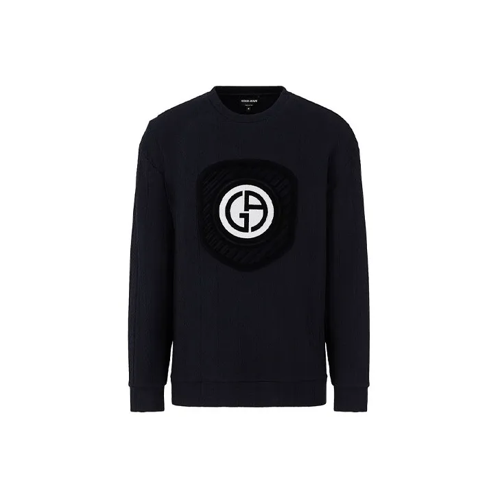 GIORGIO ARMANI Cashmere Sweaters Men Dark Blue-0