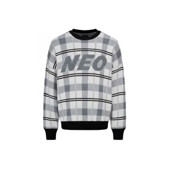 EVISU Sweaters Men Plaid Pattern