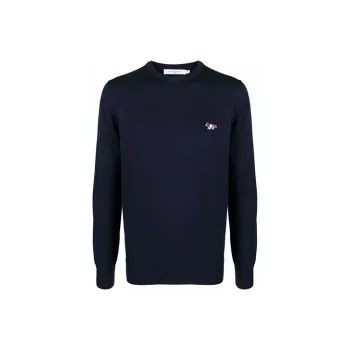 Maison Kitsune Crewneck Long Sleeved Jumper