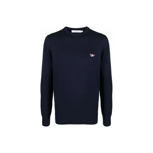 Maison Kitsune Crewneck Long Sleeved Jumper