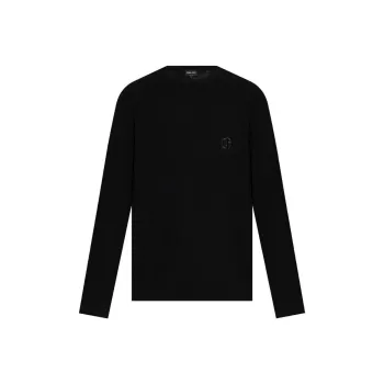 GIORGIO ARMANI Logo embroidered Jumper