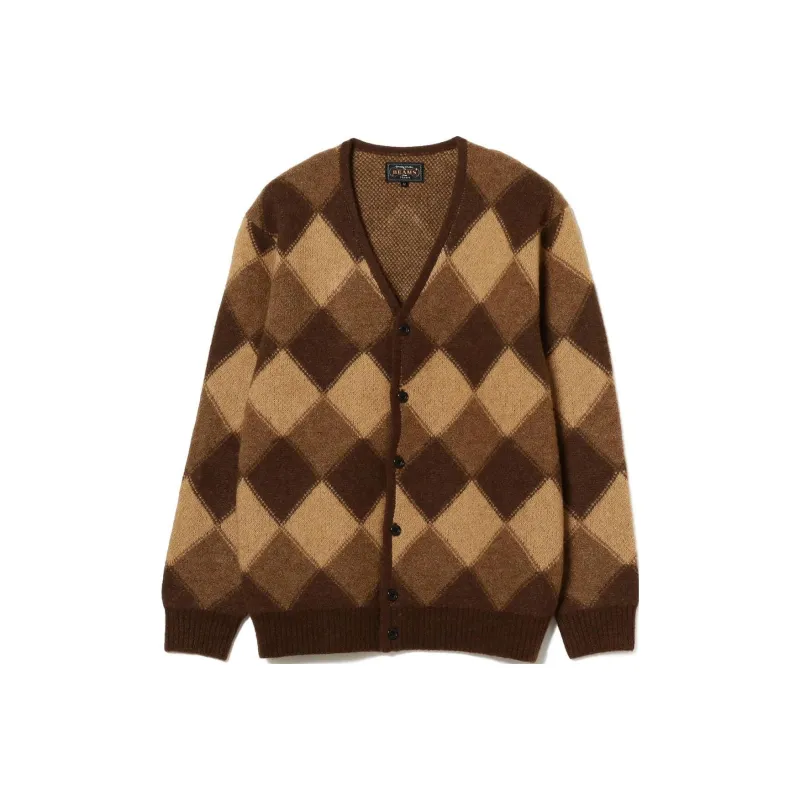 Beams Sweaters Men Brown-0