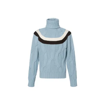 HERMES Sweaters Men Sky Blue