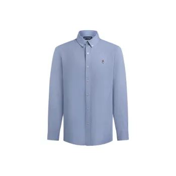 Hush Puppies Shirt Men's Medium Blue