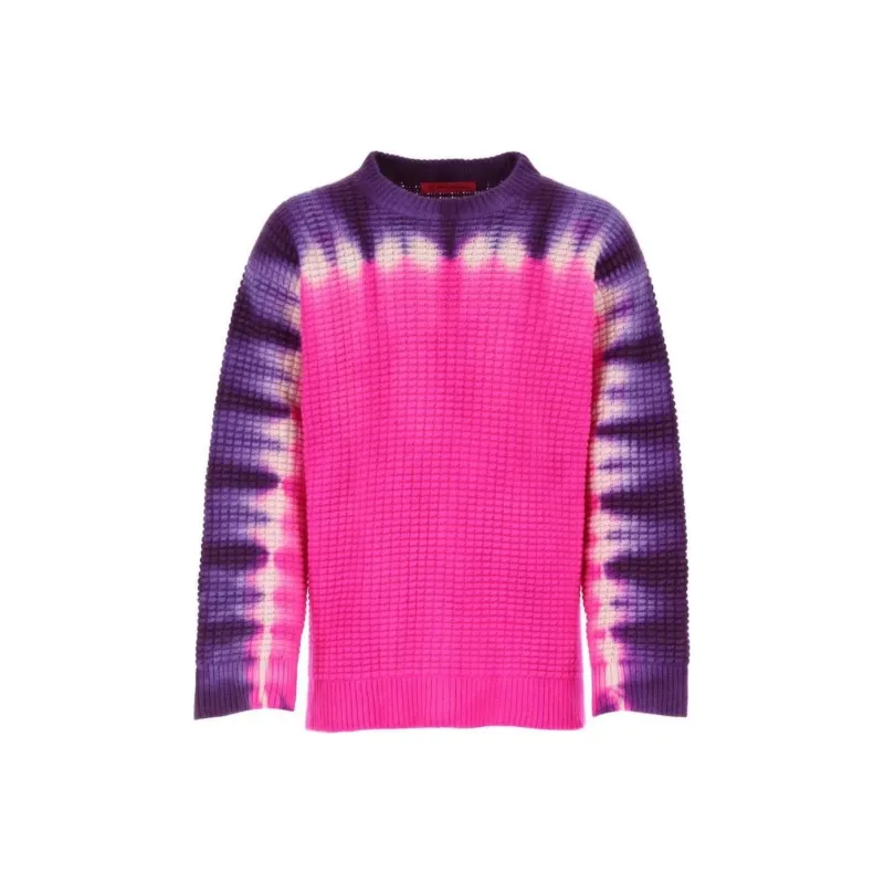 The Elder Statesman Daybreak Tie Dye Cashmere Jumper-0