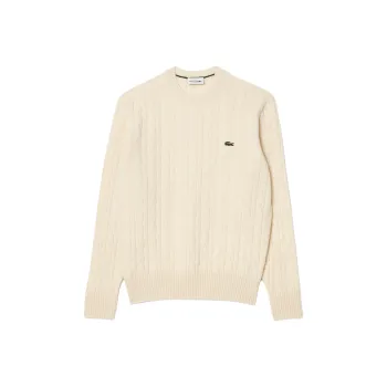 LACOSTE Sweater Men's Natural White