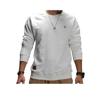Seasonal Words Sweatshirt Men's White