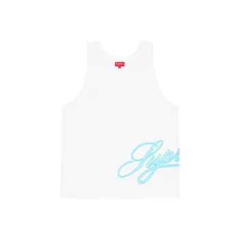 Supreme Mesh Script Tank Top