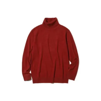 UNIQLO Cashmere Sweaters Men Maroon