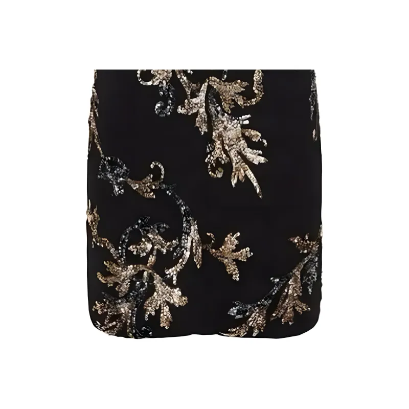FANSIZHE Sleeveless Dress Women's Black-7