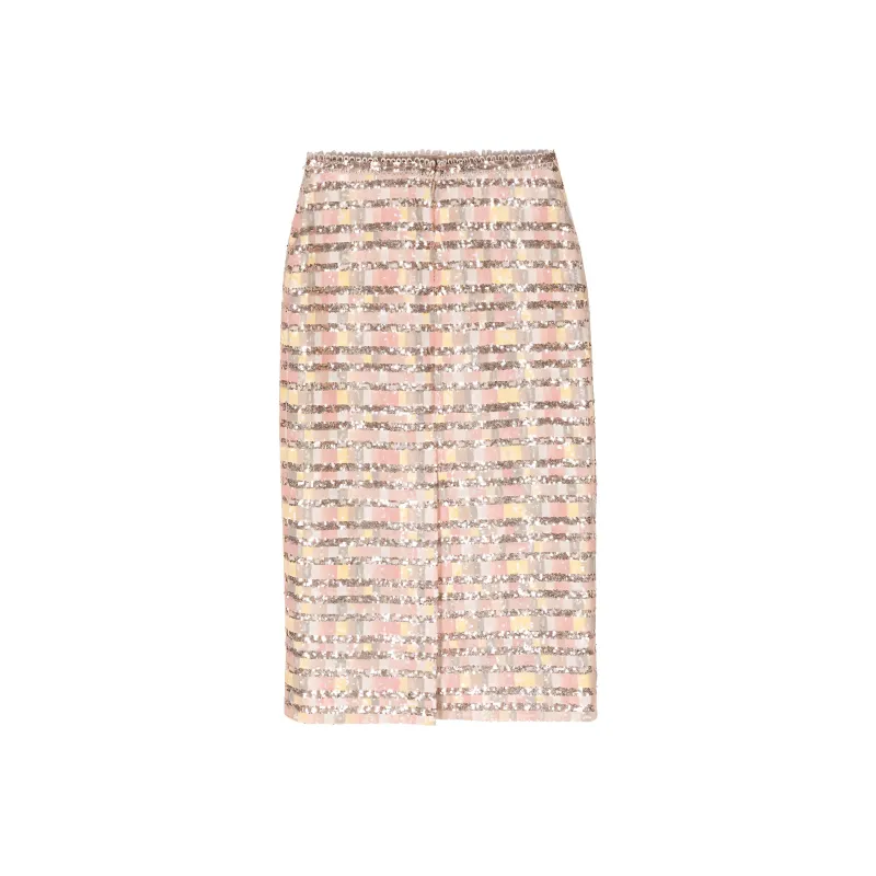 ELIE SAAB Camaleonte Sequin embellished Midi Skirt-1