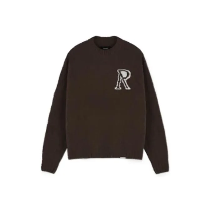 REPRESENT Initial Boucle Knitted Sweater-0
