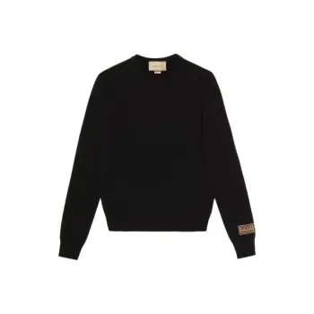 GUCCI FW22 Cashmere Sweater Men's Black