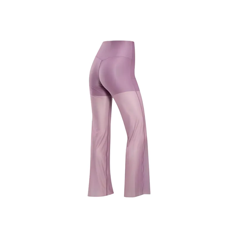 Nike ZenvyDri Fit Casual Pants Women's Gray Purple Red-1