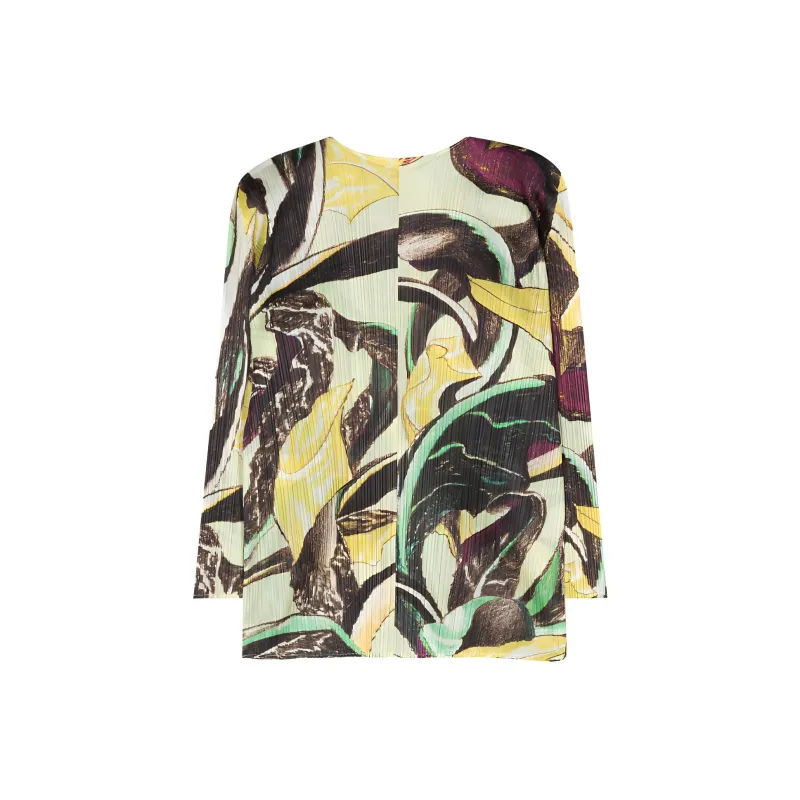 PLEATS PLEASE ISSEY MIYAKE Graphic print Pleated Jacket-1