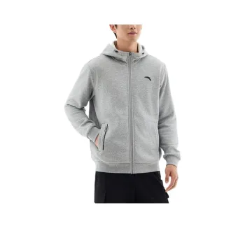 Anta Sweatshirt Men's Gray Heather Gray