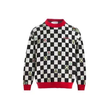 Valeria Obbaco Sweaters Unisex Red