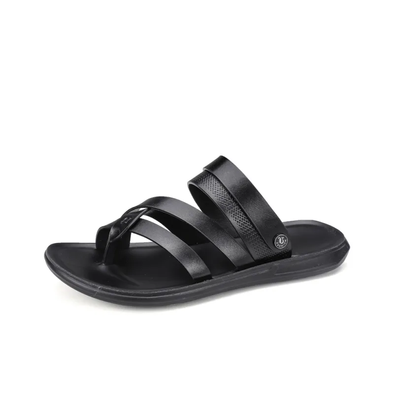 Shiozawa Rubber Sole Stitching Abrasion Resistant Flip Flops Men's-1