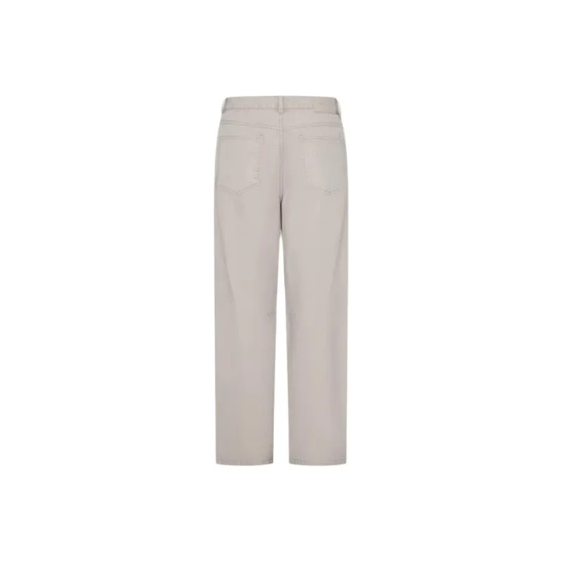 URBAN REVIVO Casual Pants Men's Ecru-1