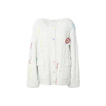 Valeria Obbaco Sweater Unisex White