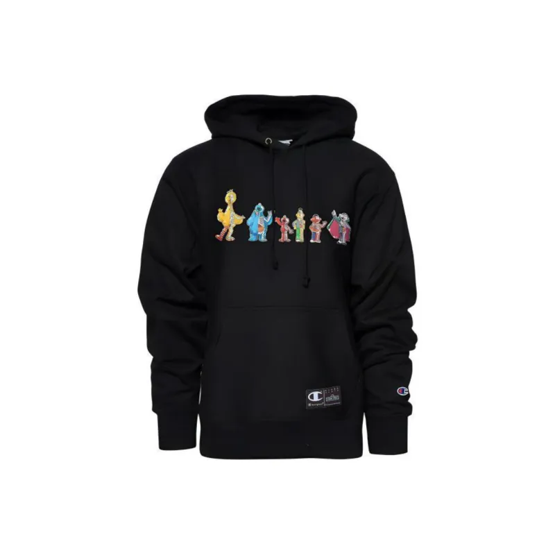 Champion x SESAME STREET/ Sweatshirt Men's Black-0