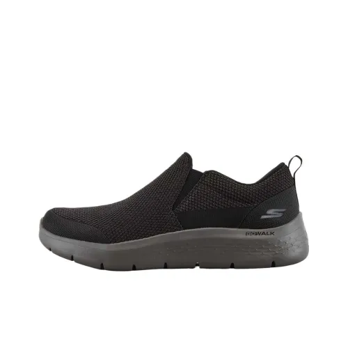 Skechers Go Walk Fle Low Top Casual Shoes Men's Black