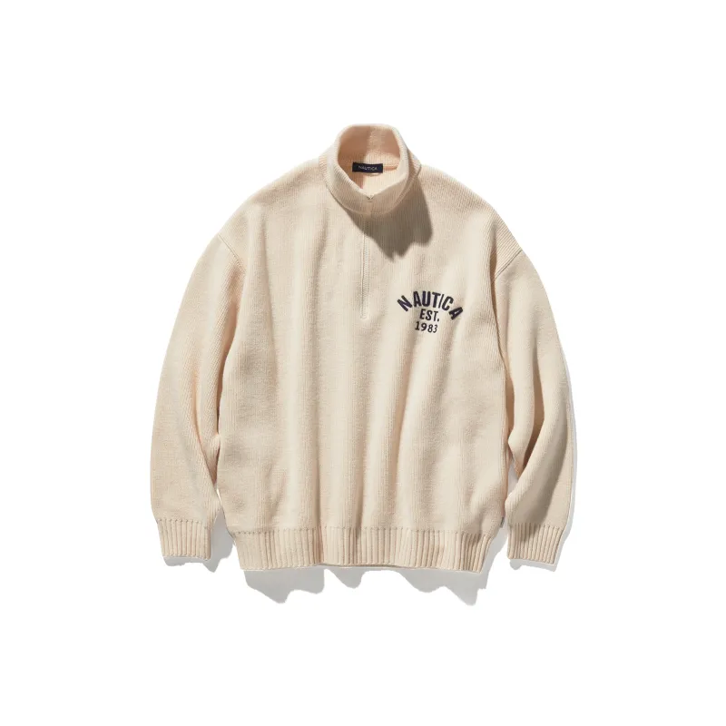 Nautica White Sail Sweater Men's-0