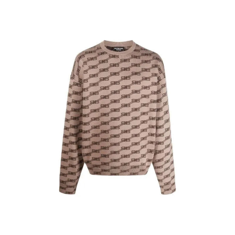 Balenciaga Sweaters Unisex Brown-0