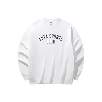 Anta Life Collection Sweatshirt Men's Papyrus White