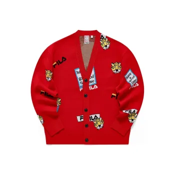 FILA Co branded Year Of The Tiger Collection Sweater Unisex Legend Red
