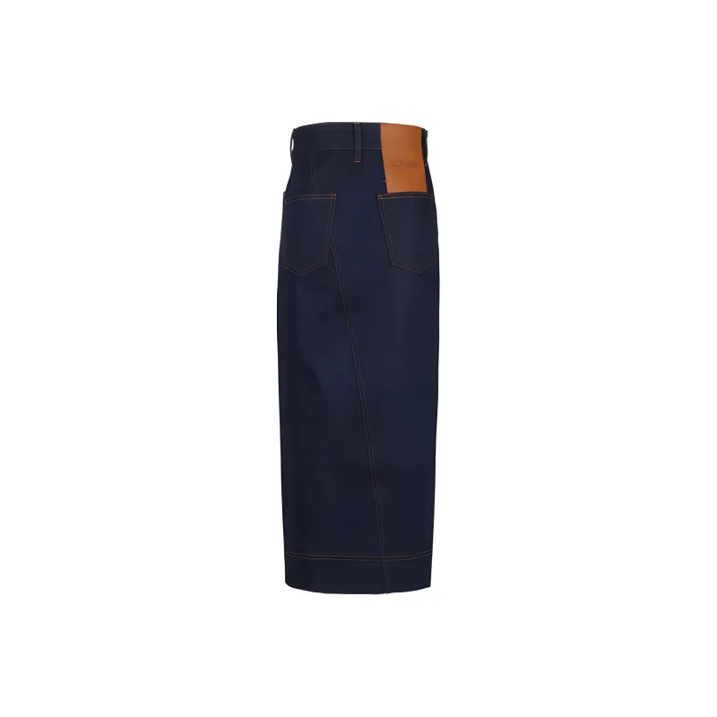 Jacquemus La Jupe De Nimes Denim Skirt-1